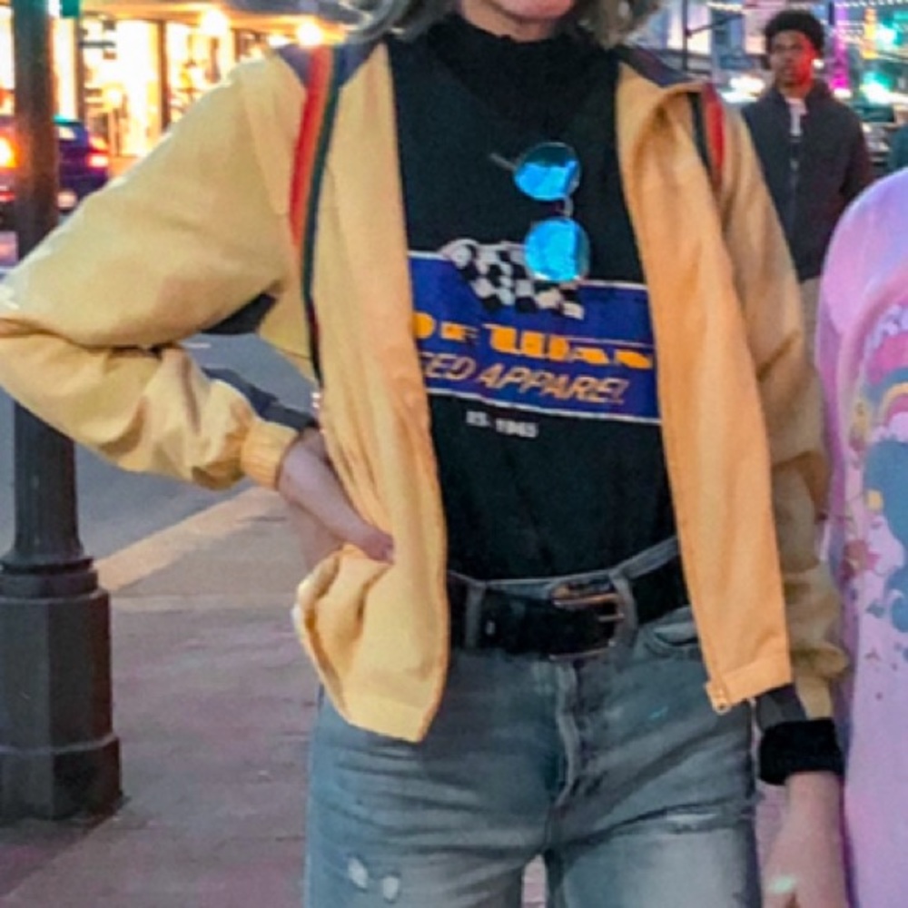 Vintage yellow Reebok jacket!